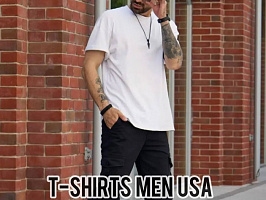 T-SHIRTS men USA Футболки муж лето КРЕМ Америка , кг T-SHIRTS men USA Футболки муж лето КРЕМ Америка , кг